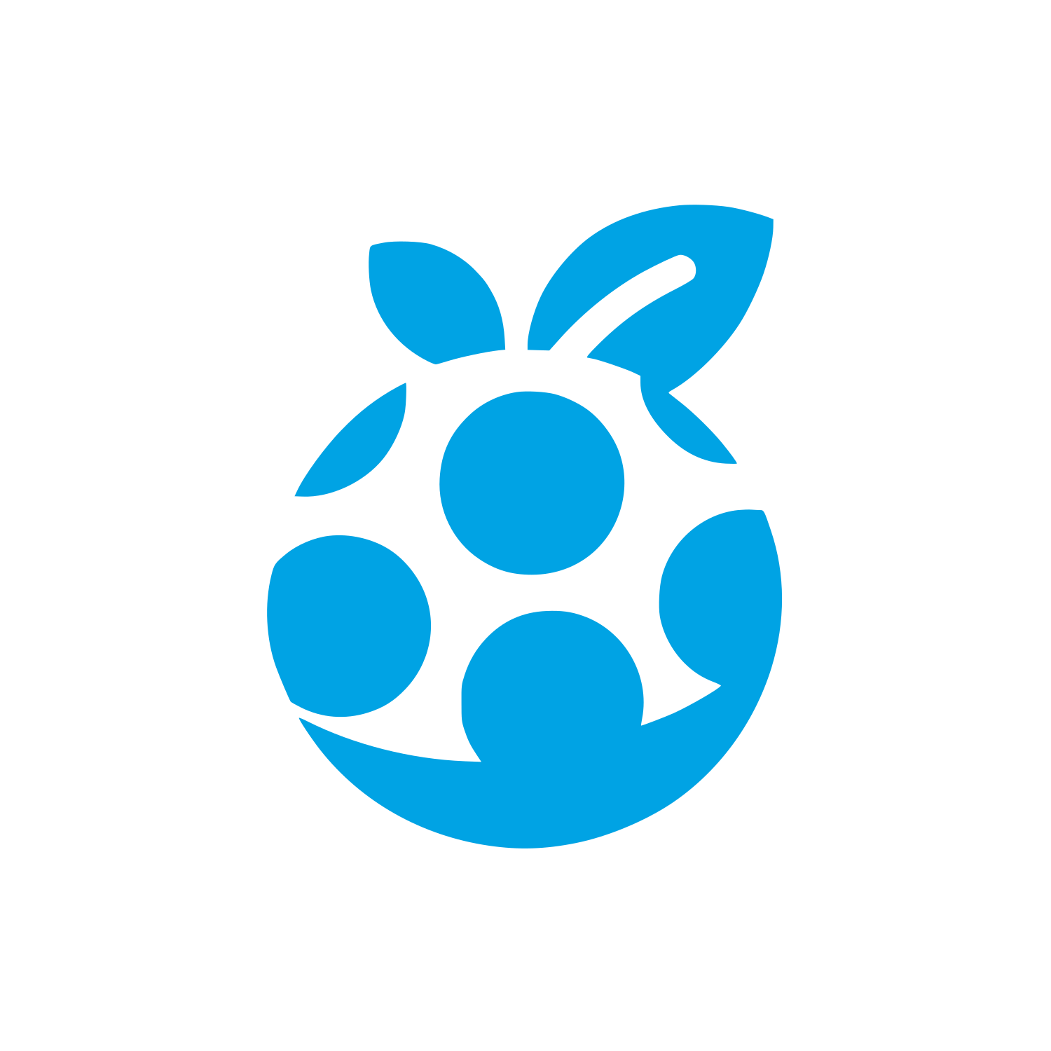 Logo with Berry Design #00a3e4