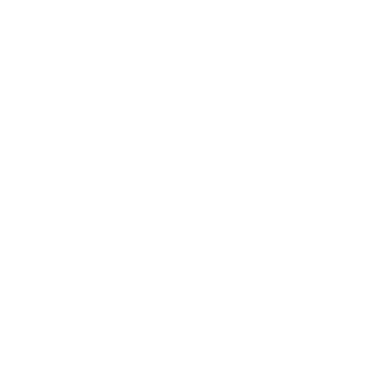 Leafy Plant Logo #ffffff