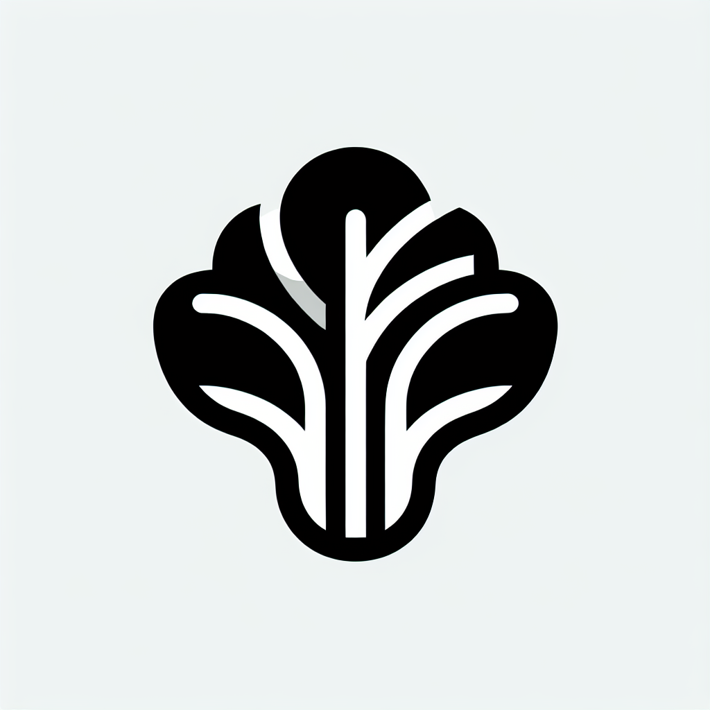 Bok Choy Vegetable Logo