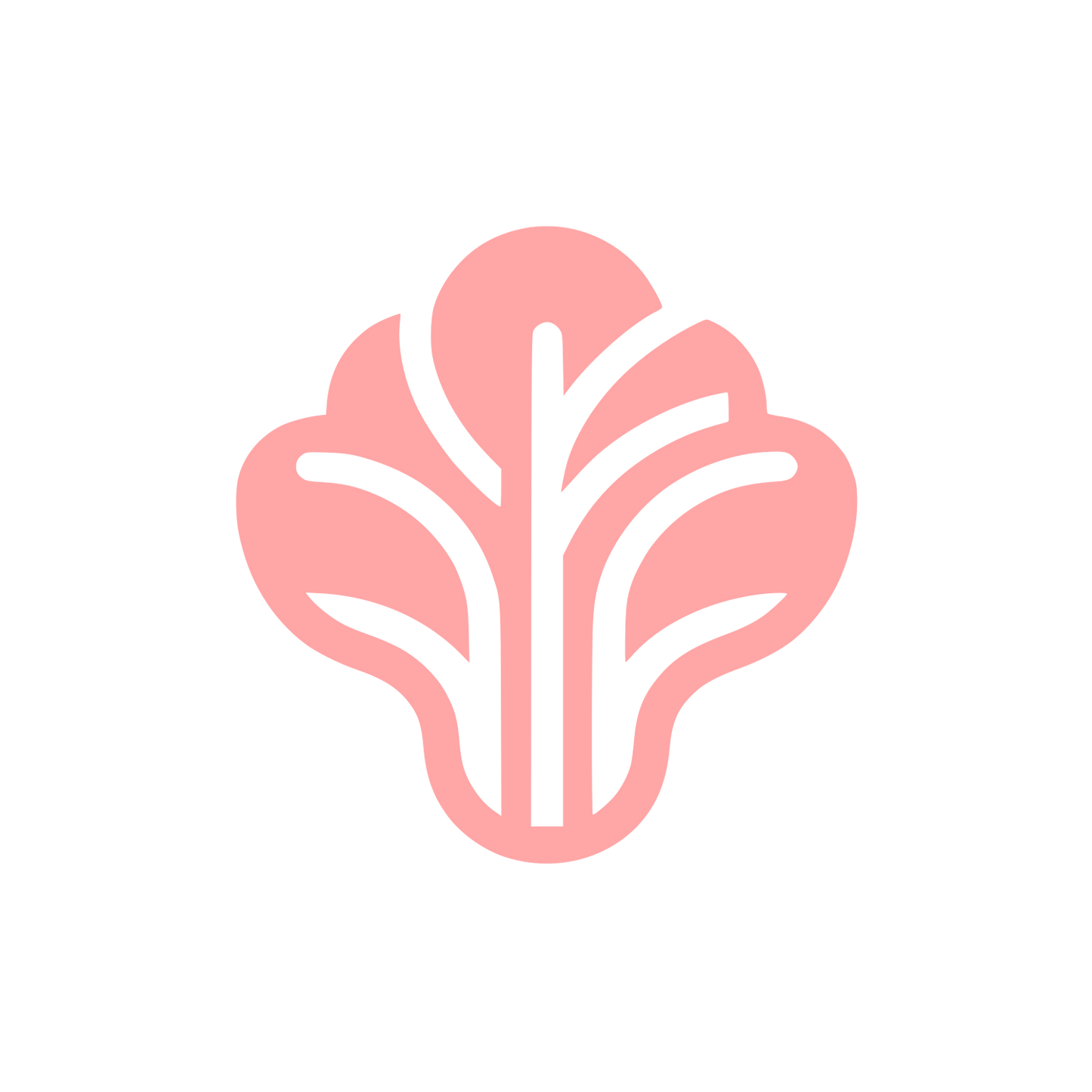 Bok Choy Vegetable Logo #ffa6a6