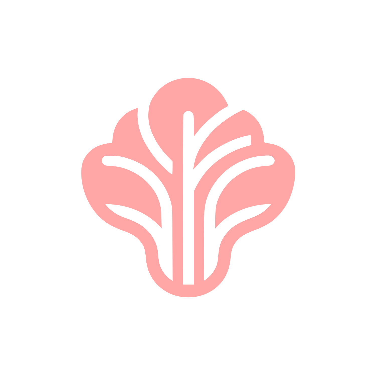 Bok Choy Vegetable Logo #ffa6a6
