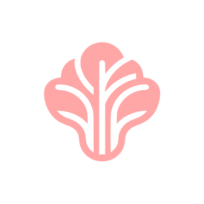 Bok Choy Vegetable Logo #ffa6a6