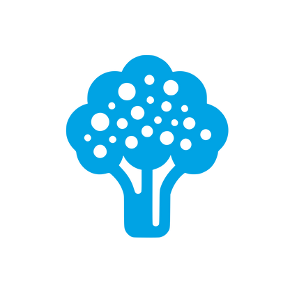 Broccoli Logo Design #00a3e4