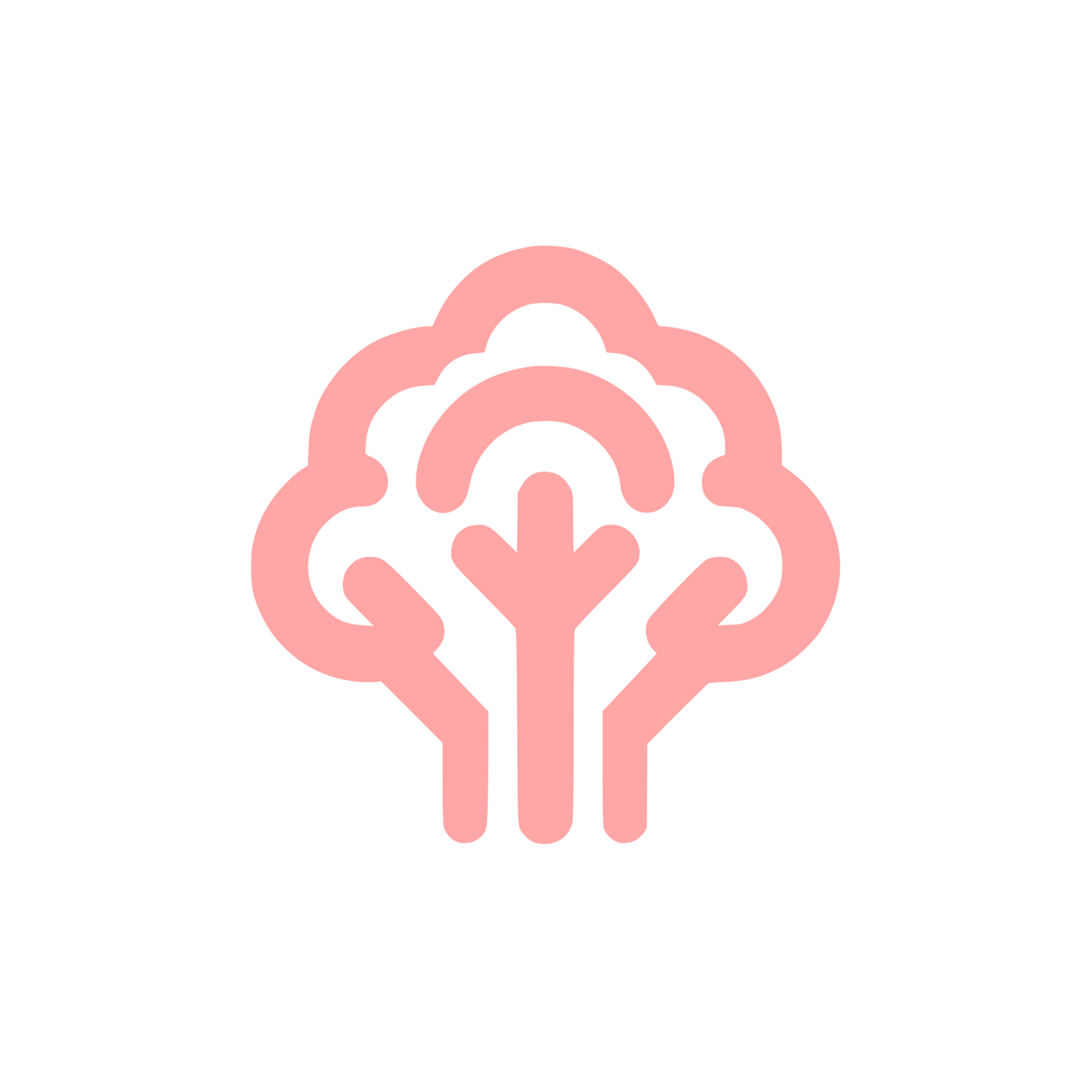Tree Logo Design #ffa6a6