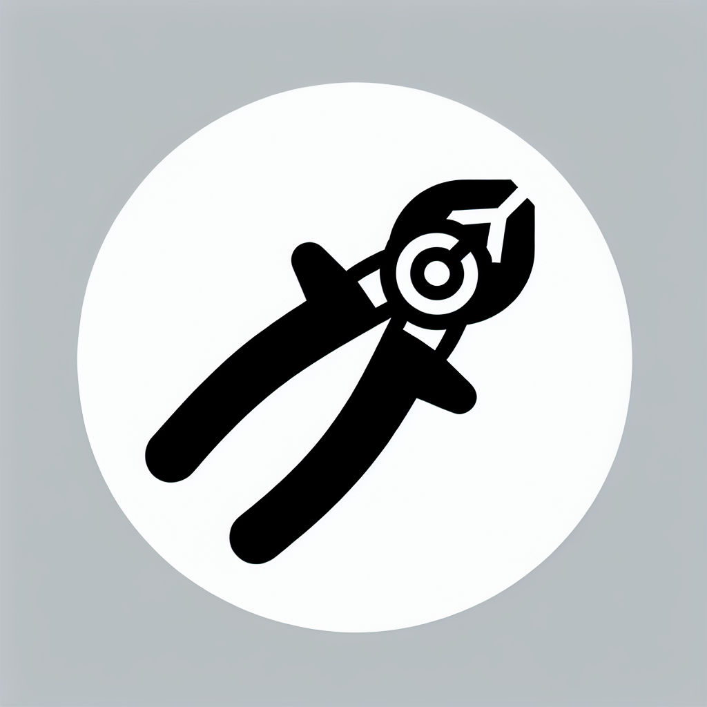 Pliers Tool Logo