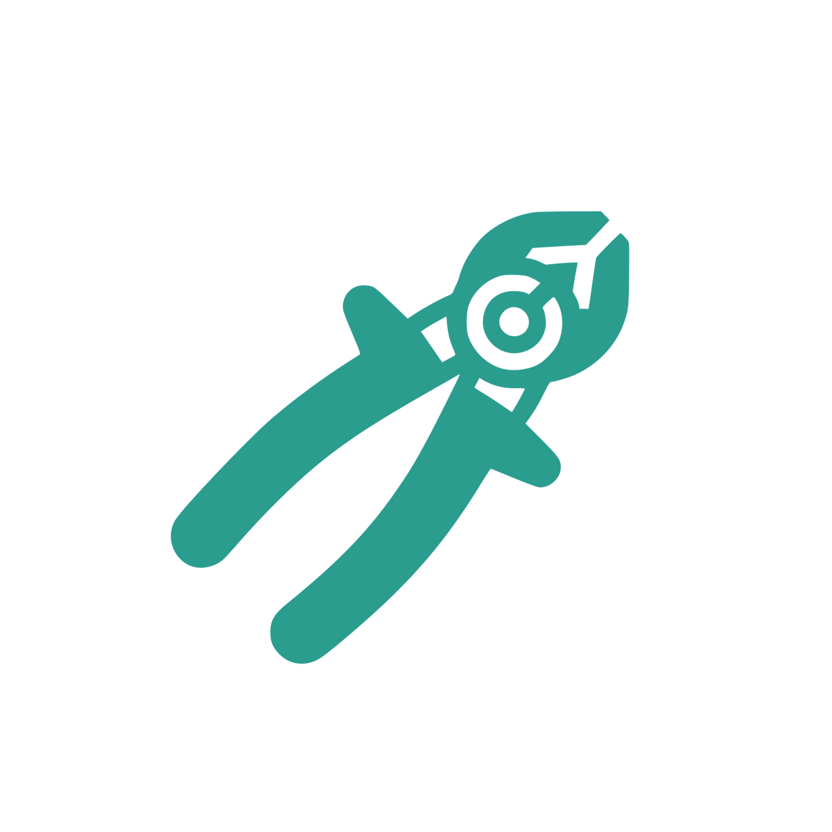 Pliers Tool Logo #2A9D8F