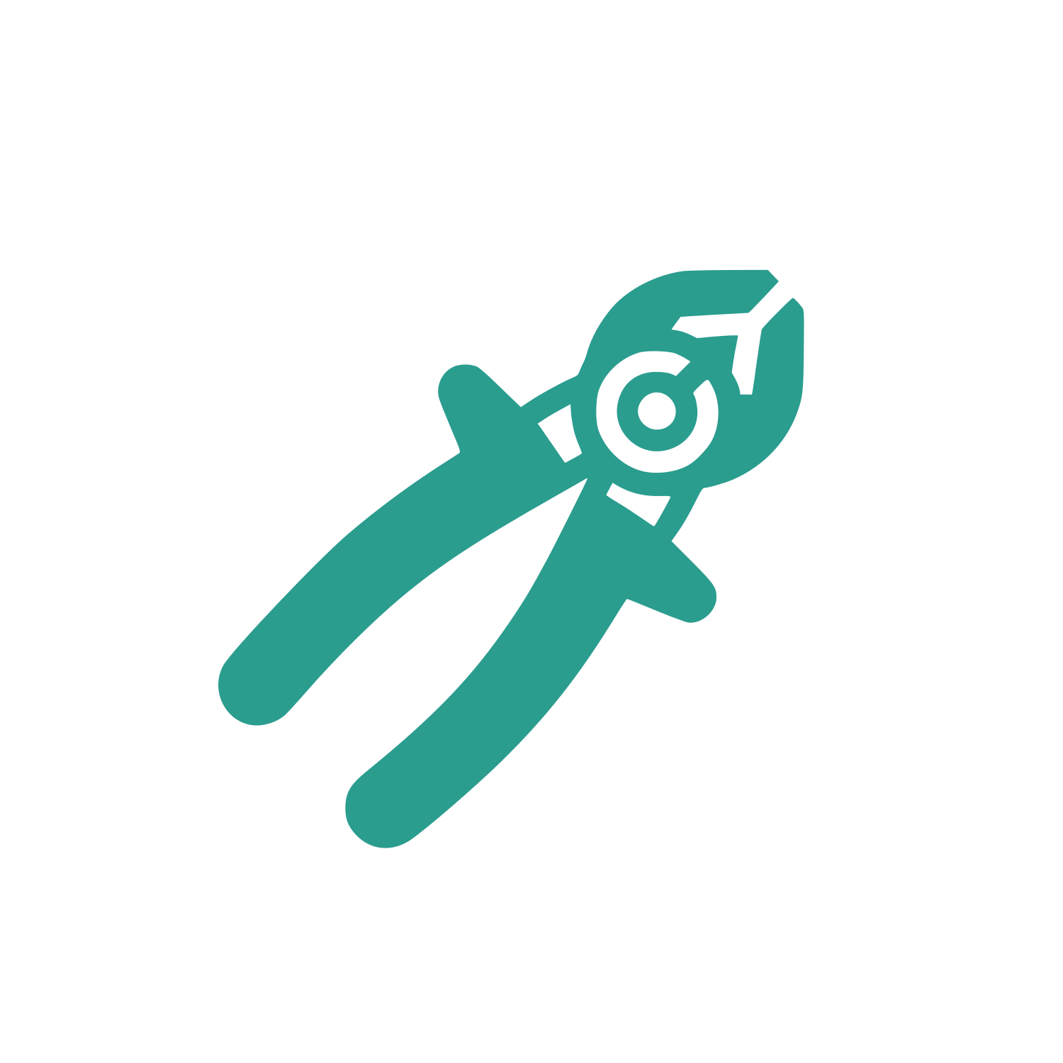 Pliers Tool Logo #2A9D8F