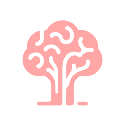 Tree Logo Design #ffa6a6