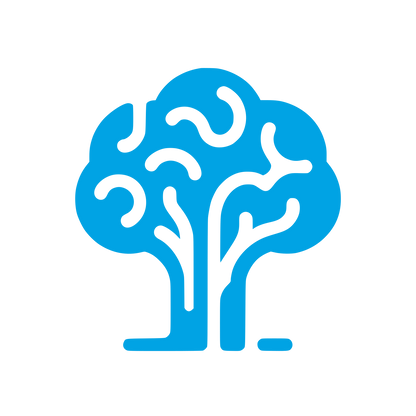 Tree Logo Design #00a3e4