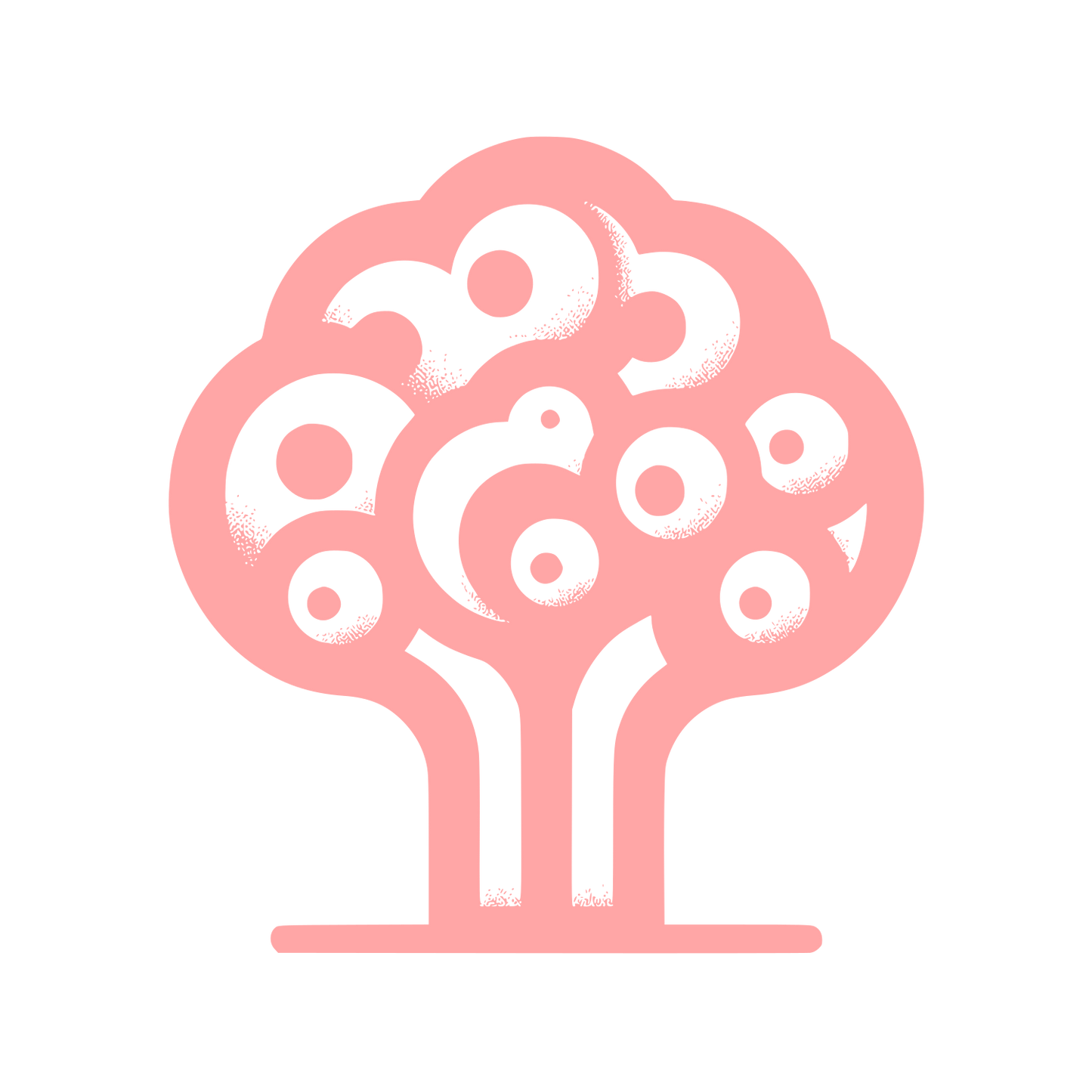 Tree Logo Design #ffa6a6