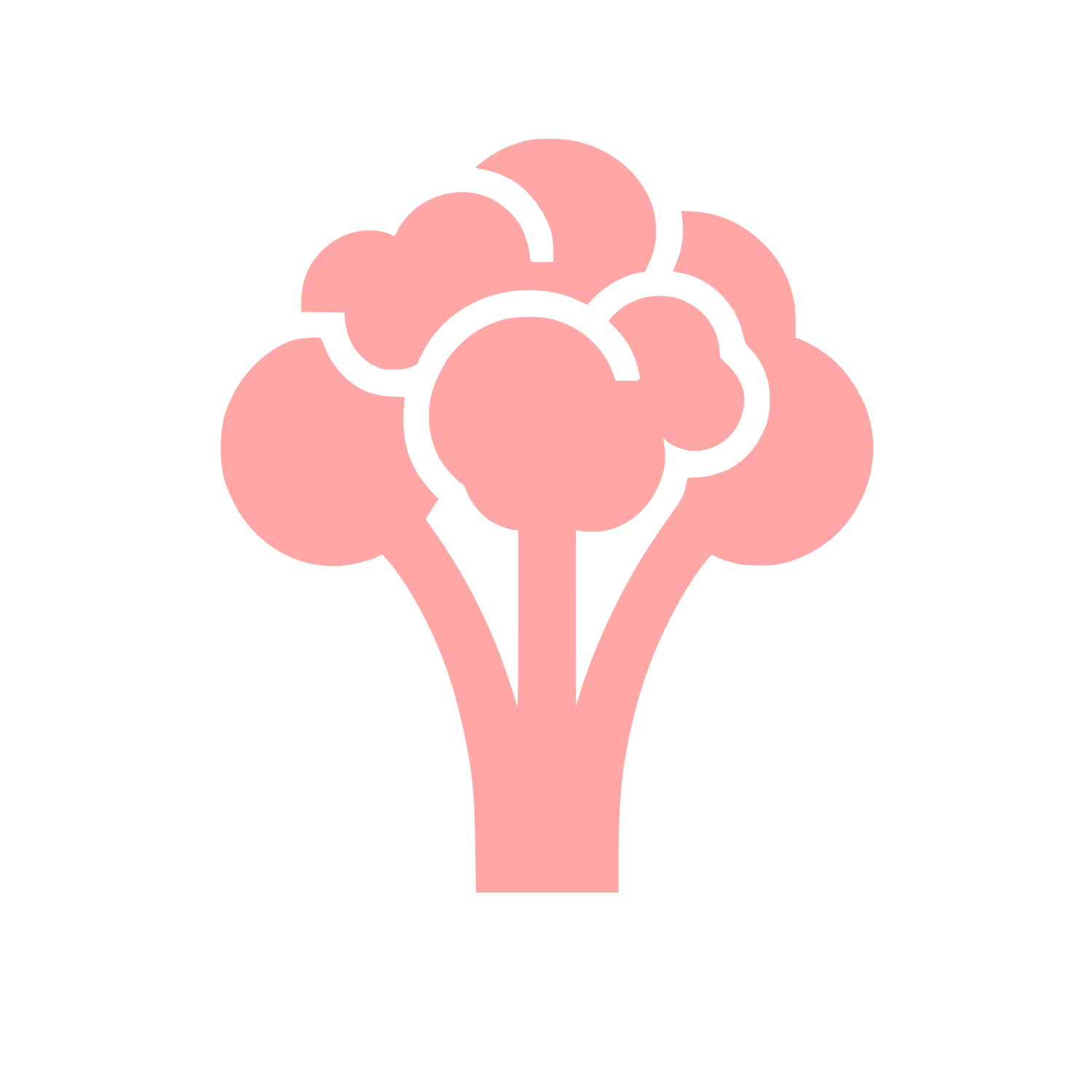 Logo of Broccoli Design #ffa6a6