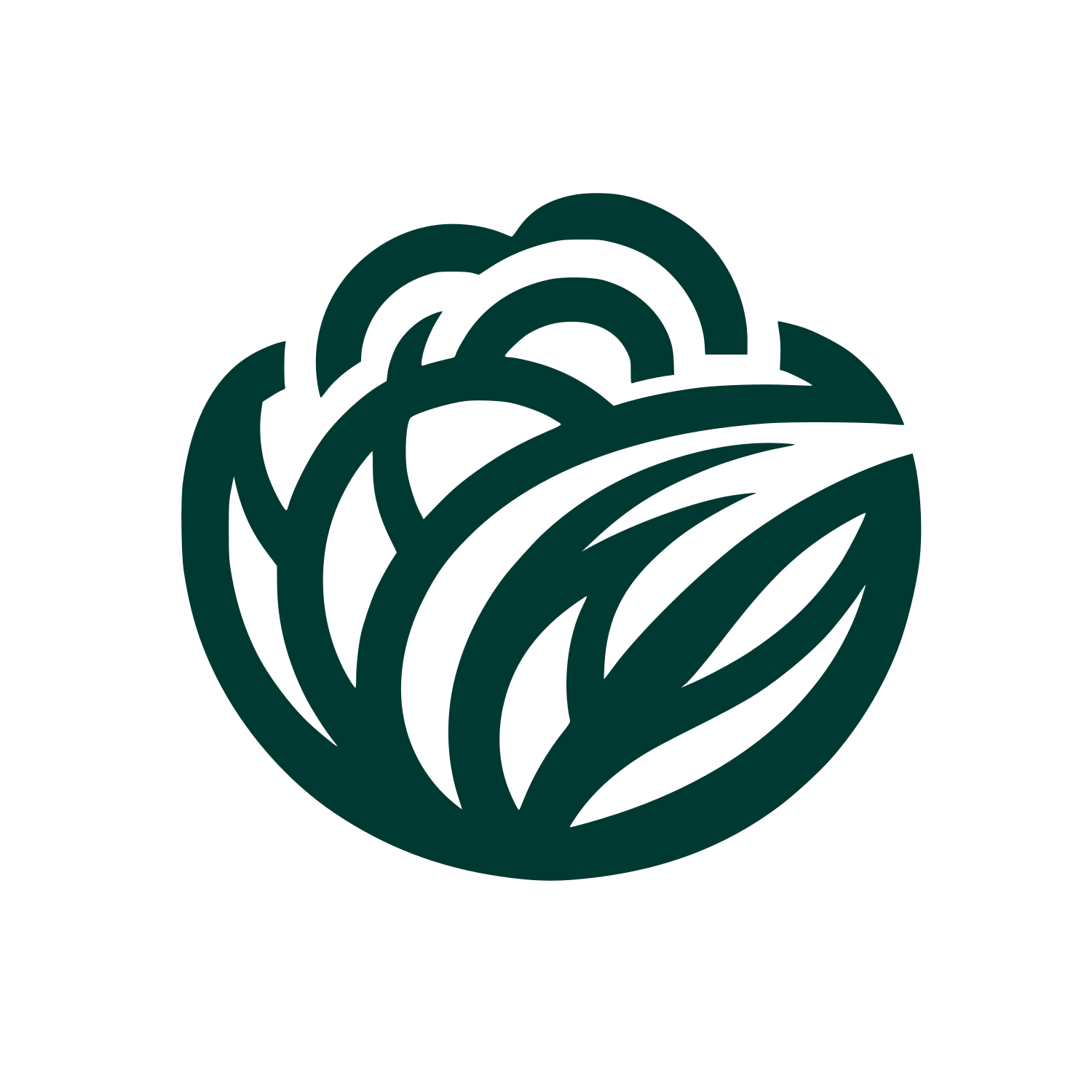 Floral Style Logo #003932