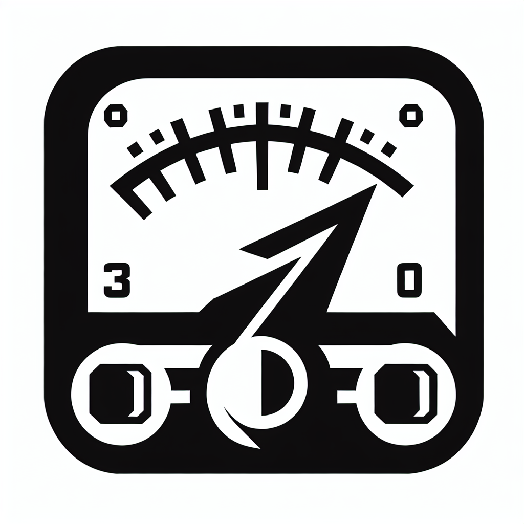 Speedometer Lightning Bolt Logo