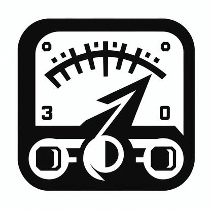Speedometer Lightning Bolt Logo