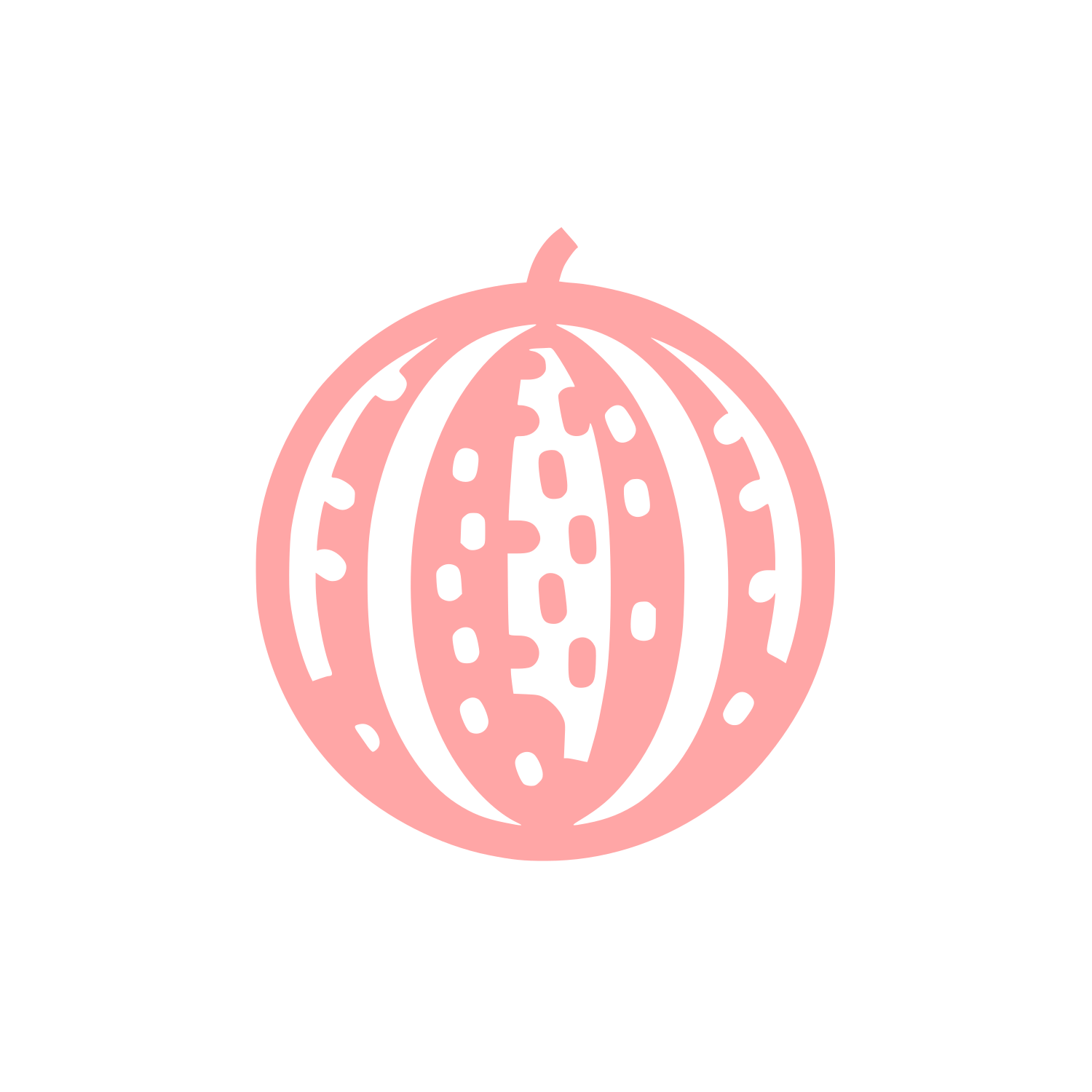 Watermelon Logo Design #ffa6a6
