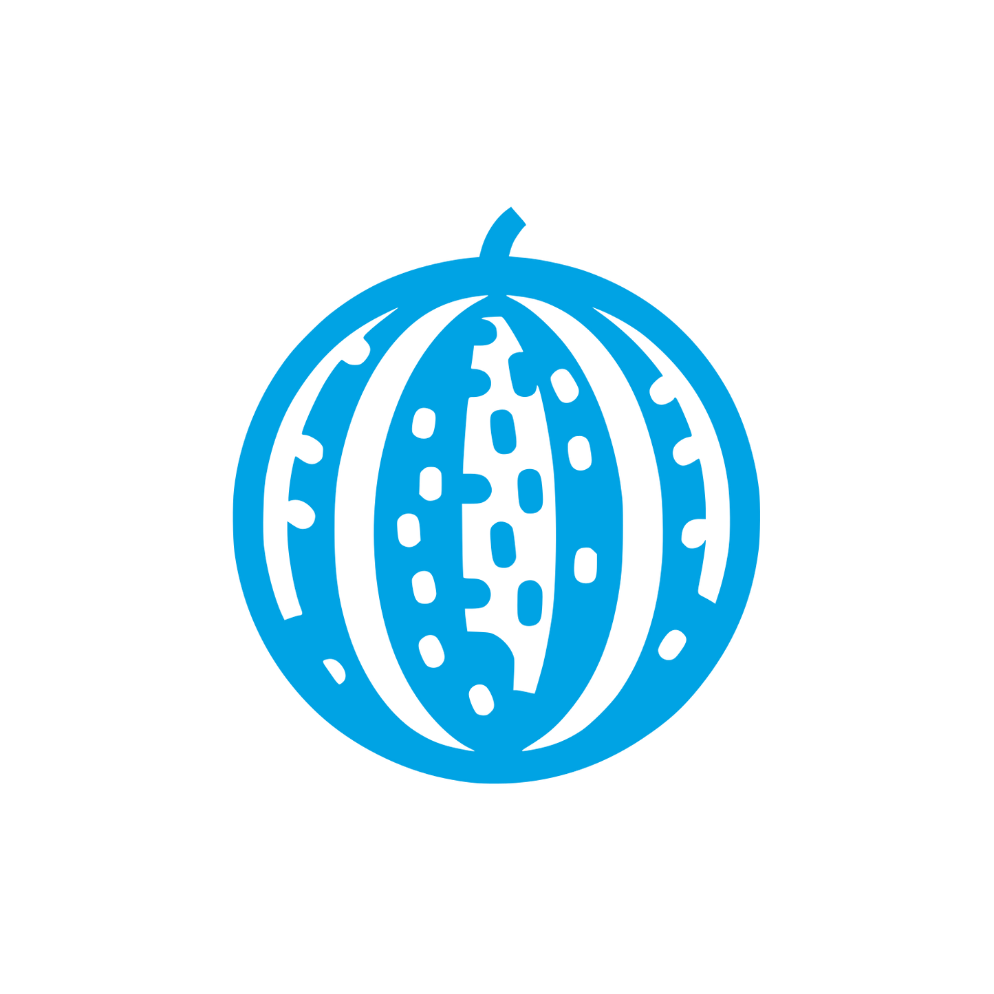 Watermelon Logo Design #00a3e4