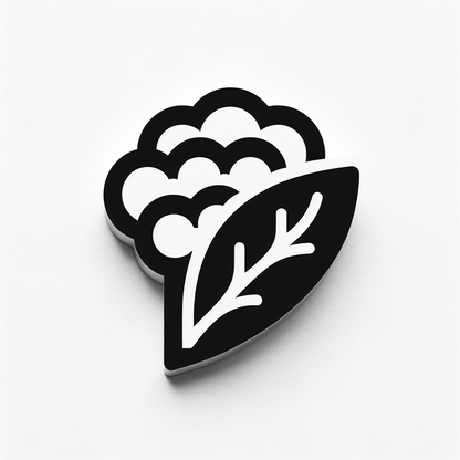 Logo with Leaf Design