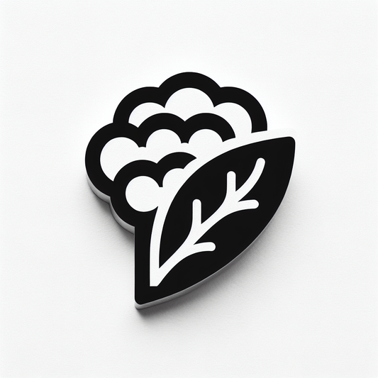 Logo with Leaf Design