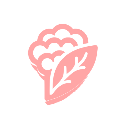 Logo with Leaf Design #ffa6a6