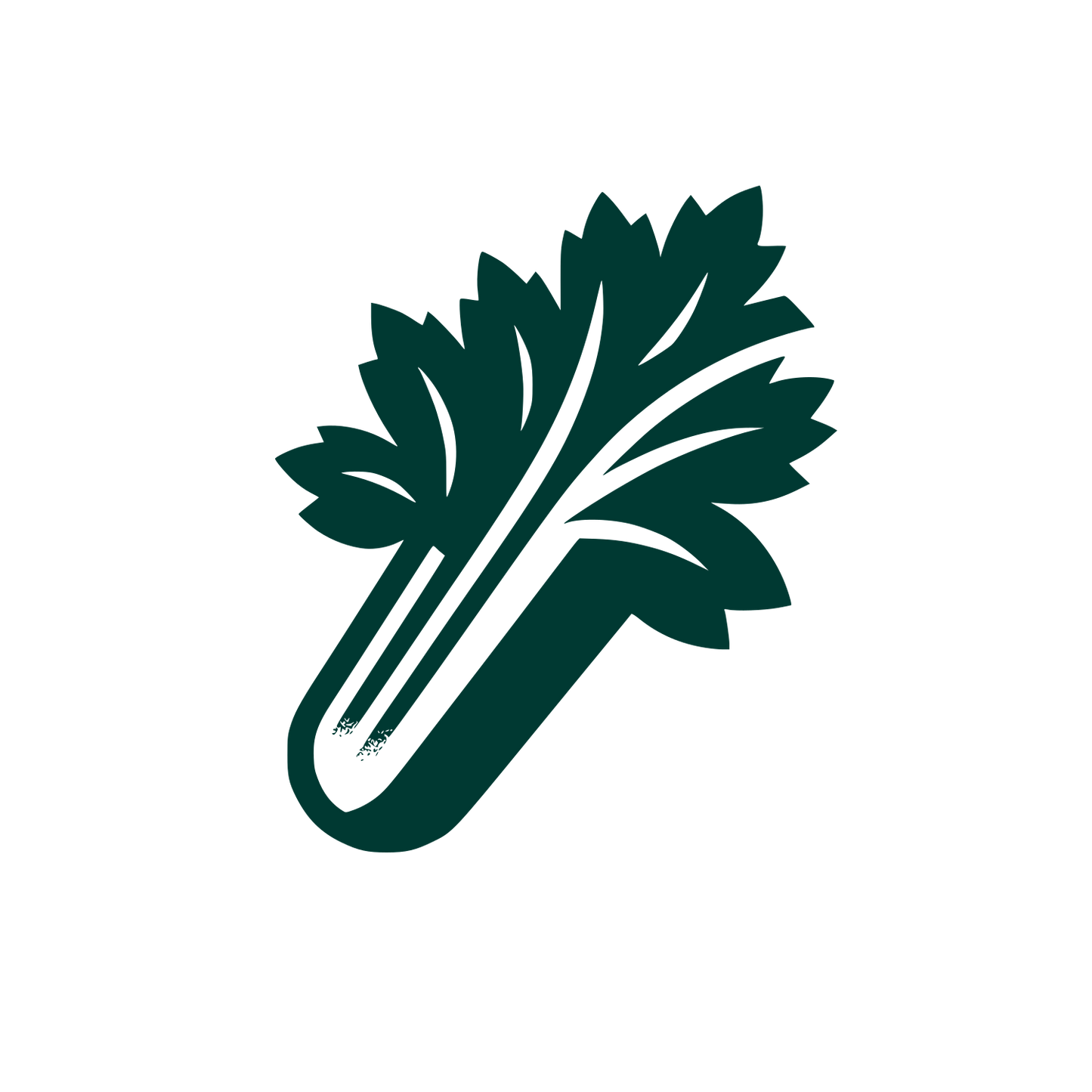Celery Leaf Logo #003932