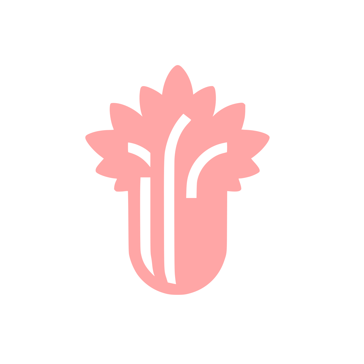 Celery Logo Design #ffa6a6
