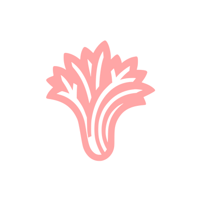 Logo of Celery Plant #ffa6a6