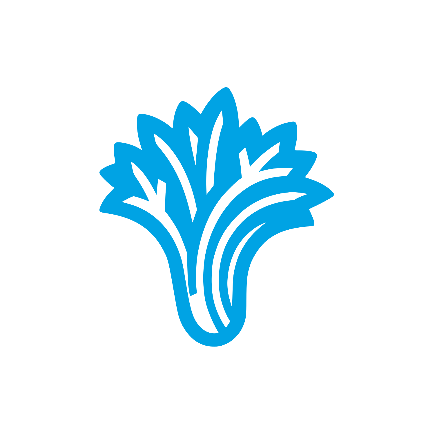 Logo of Celery Plant #00a3e4
