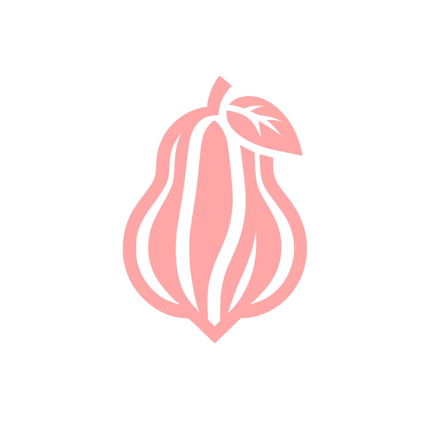Logo of a Pear #ffa6a6