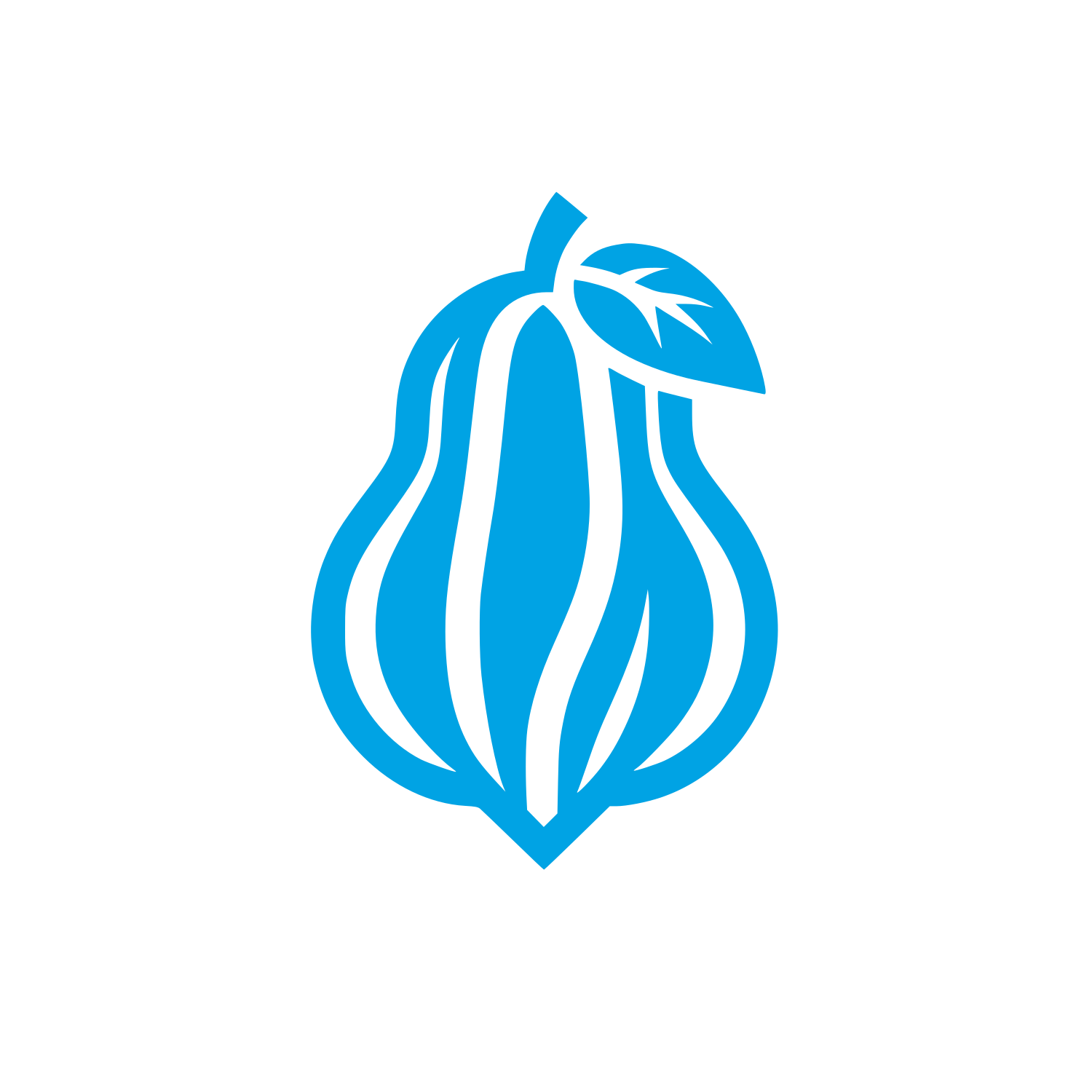 Logo of a Pear #00a3e4