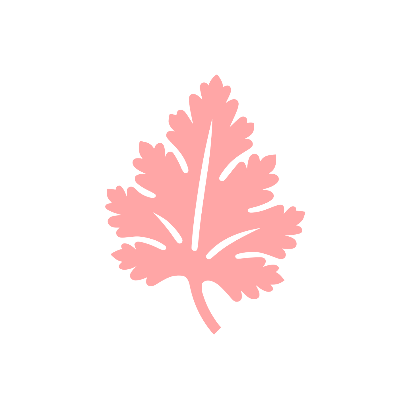Logo of Leaf Design #ffa6a6