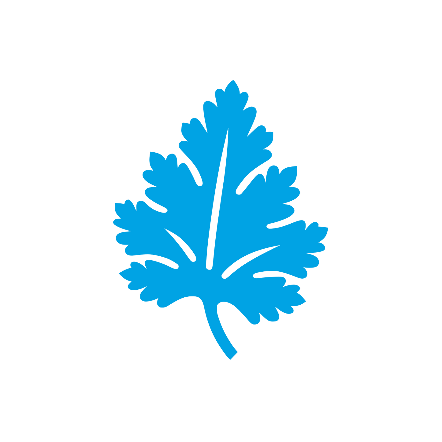 Logo of Leaf Design #00a3e4