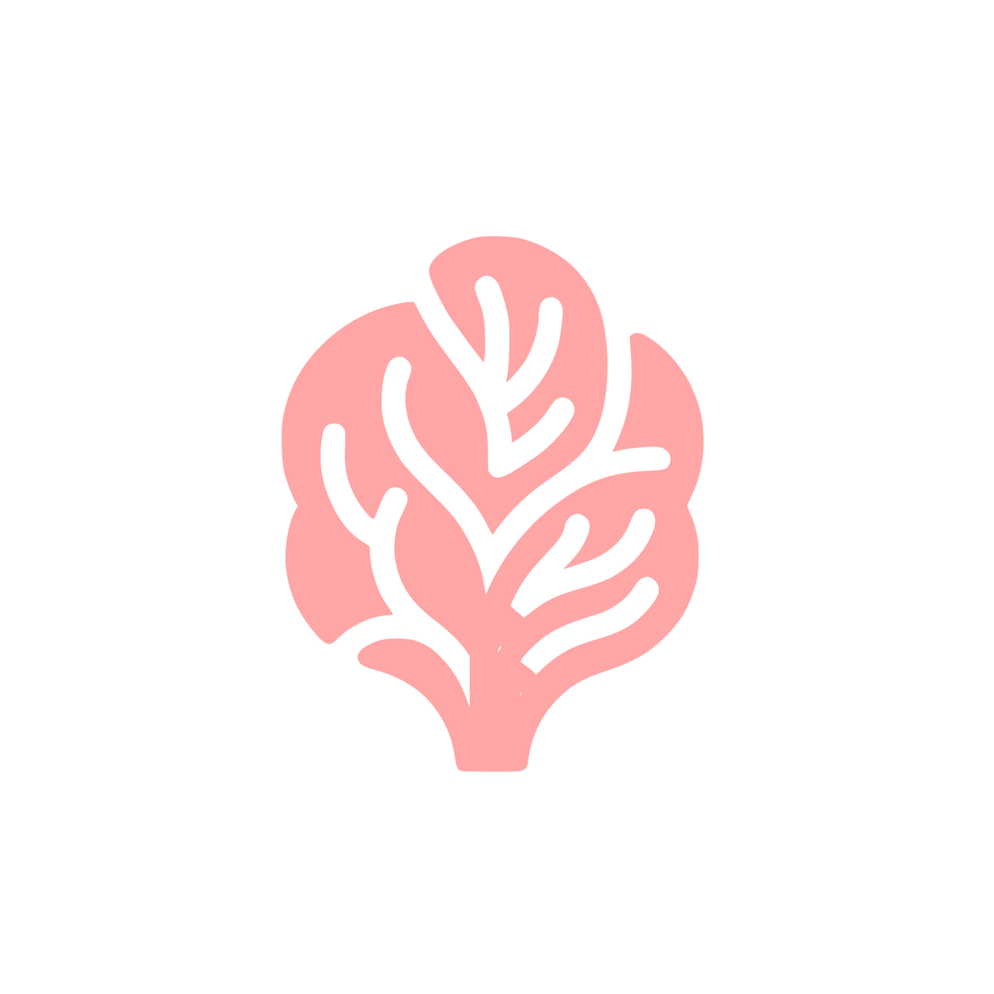 Vegetation Logo Design #ffa6a6