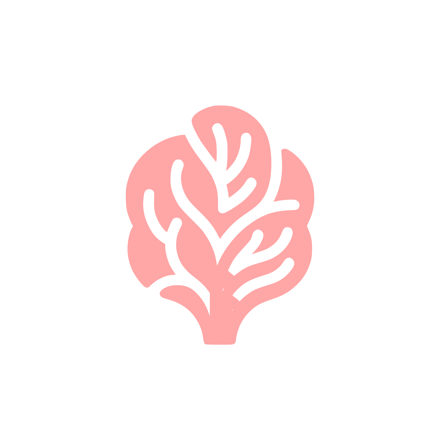 Vegetation Logo Design #ffa6a6