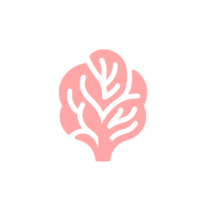 Vegetation Logo Design #ffa6a6