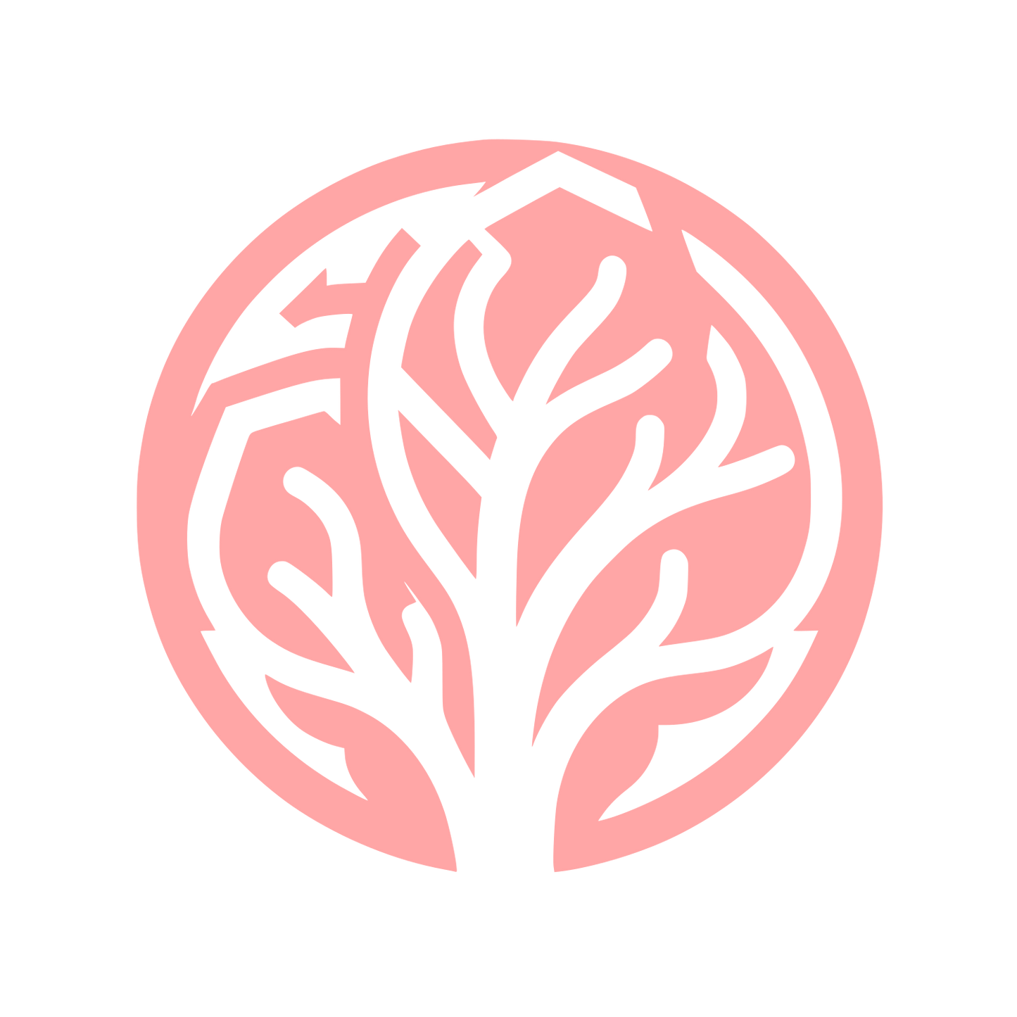 Tree Symbol Logo #ffa6a6