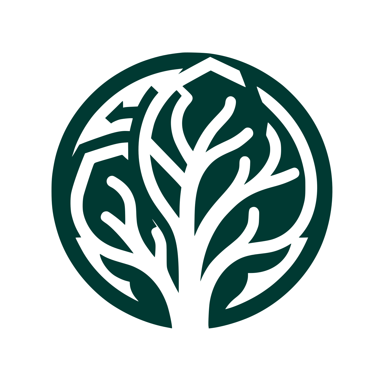 Tree Symbol Logo #003932