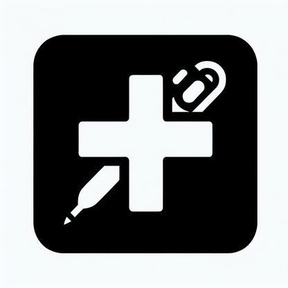 Medical Cross Capsule Logo