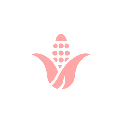 Logo with Corn Design #ffa6a6