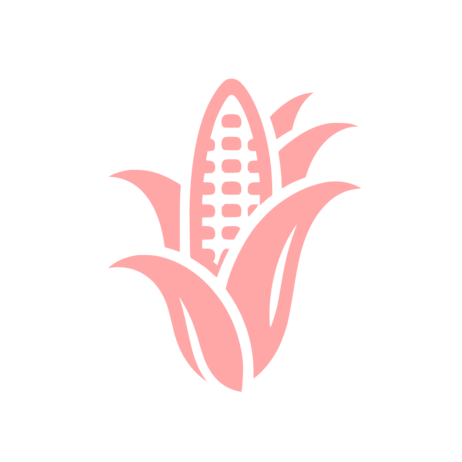 Corn Plant Logo #ffa6a6