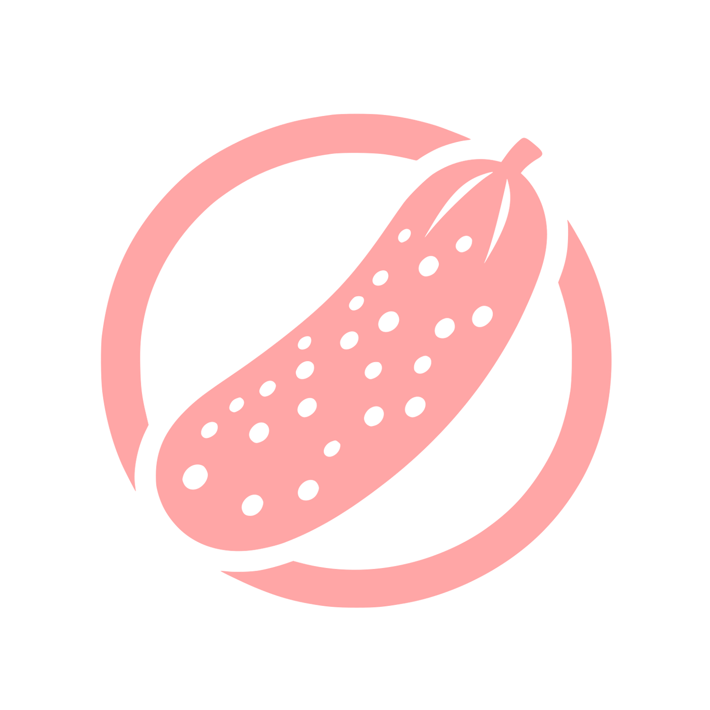 Logo of Cucumber Design #ffa6a6