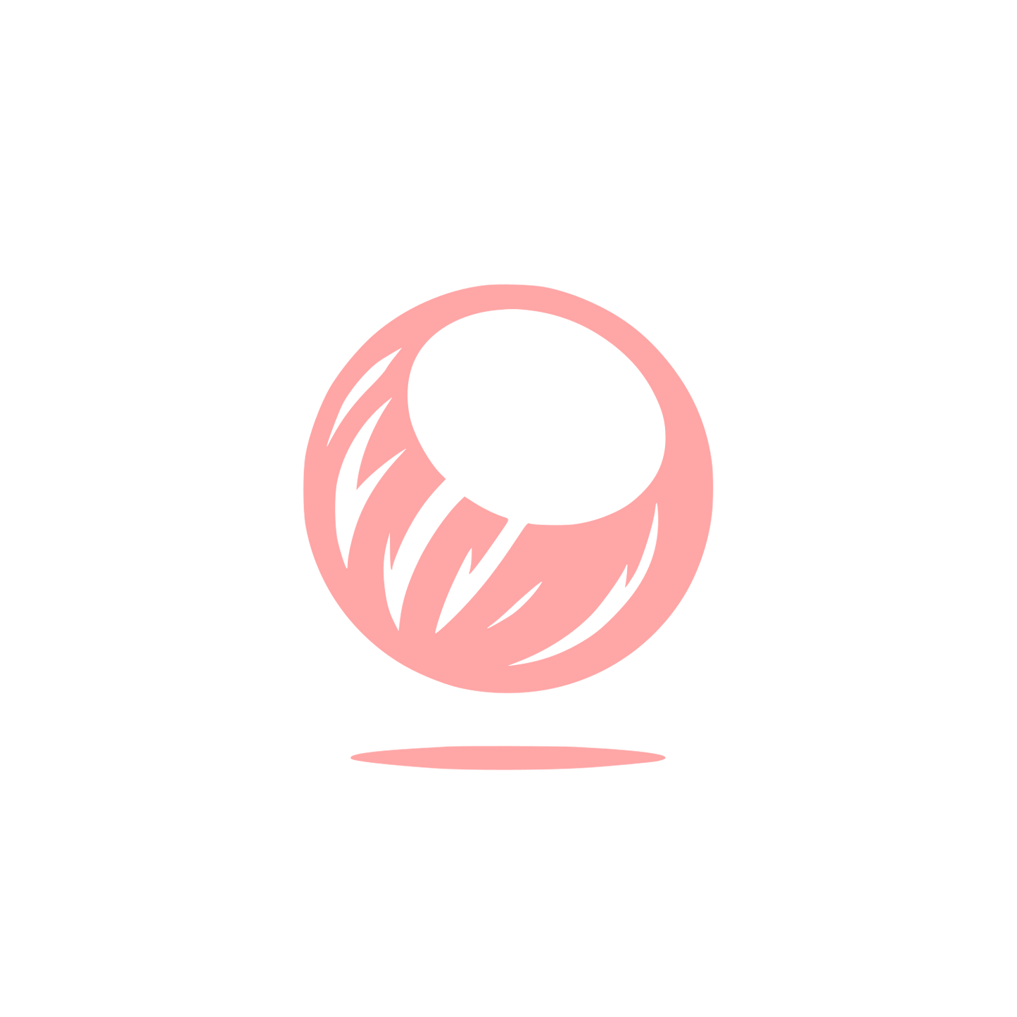 Coconut Bold Logo #ffa6a6