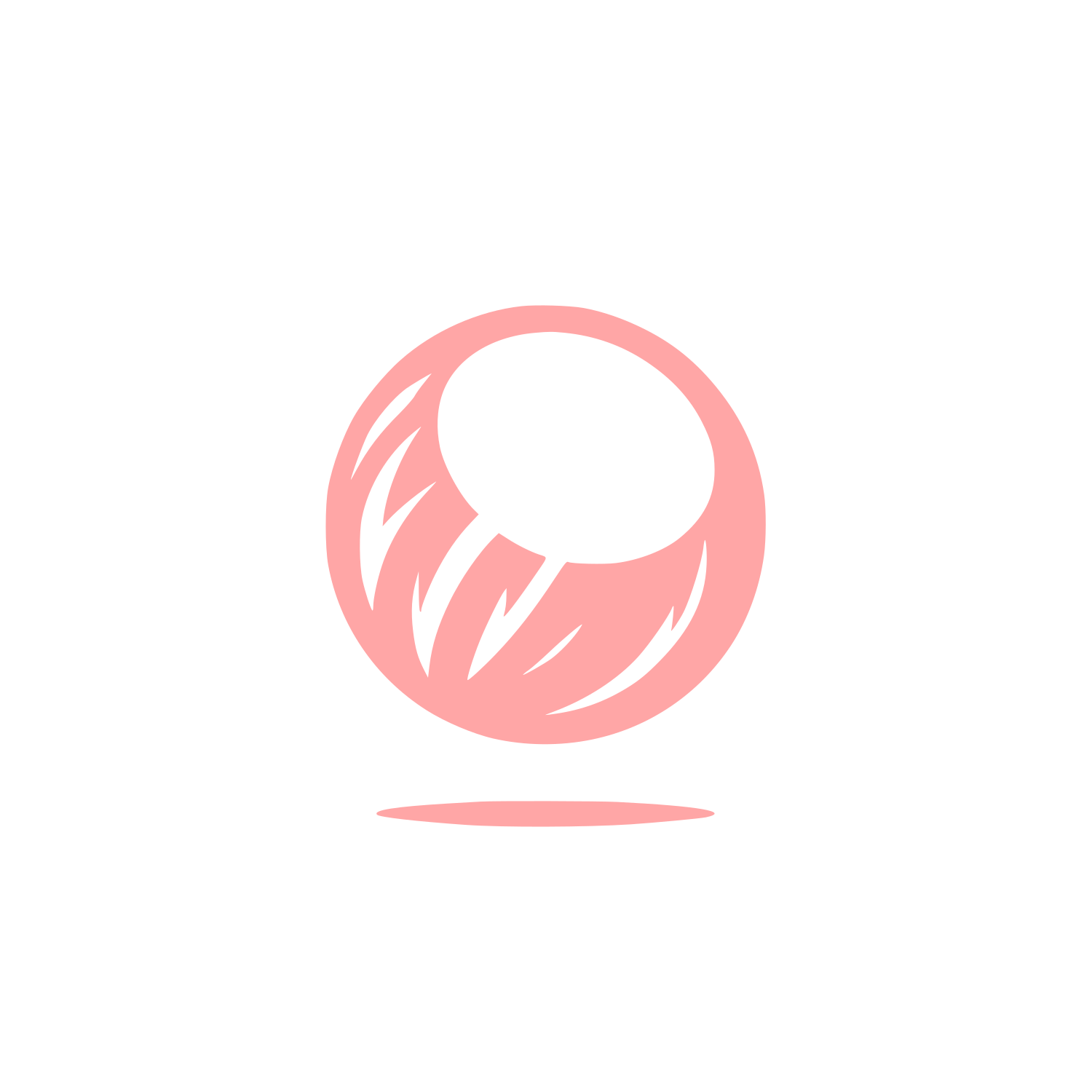 Coconut Bold Logo #ffa6a6