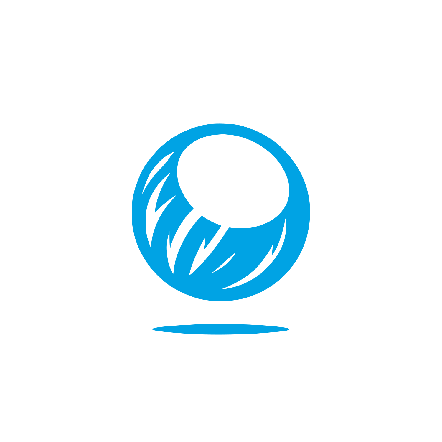 Coconut Bold Logo #00a3e4