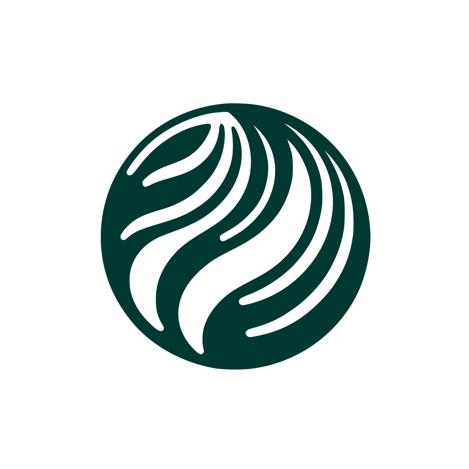 Coconut Waves Logo #003932