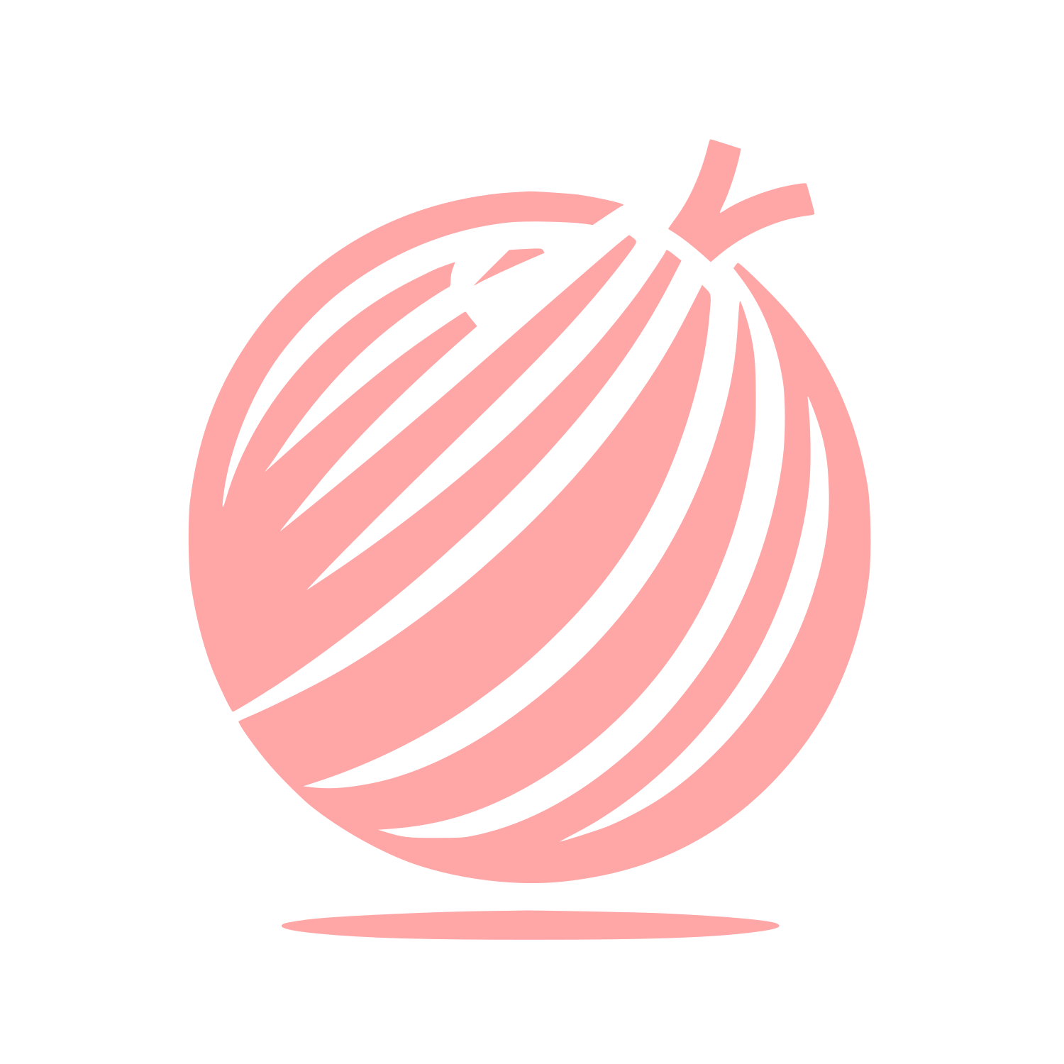 Logo of an Onion #ffa6a6
