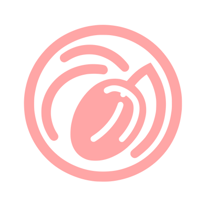 Logo with Seed Design #ffa6a6
