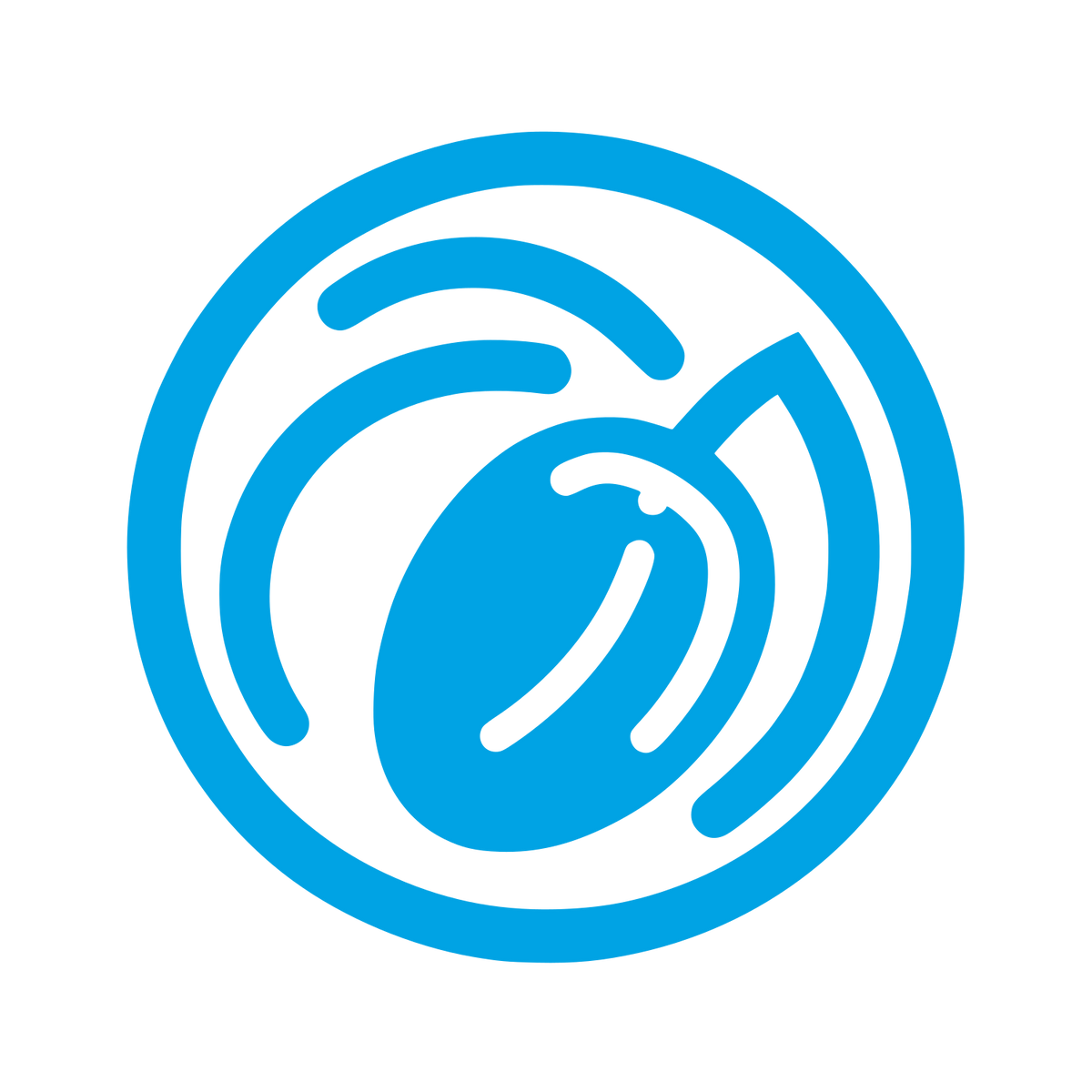 Logo with Seed Design #00a3e4