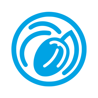 Logo with Seed Design #00a3e4