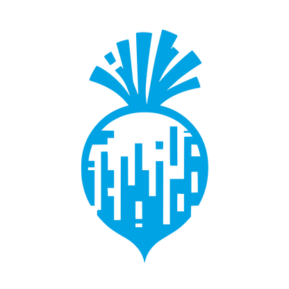 Daikon Radish Logo #00a3e4