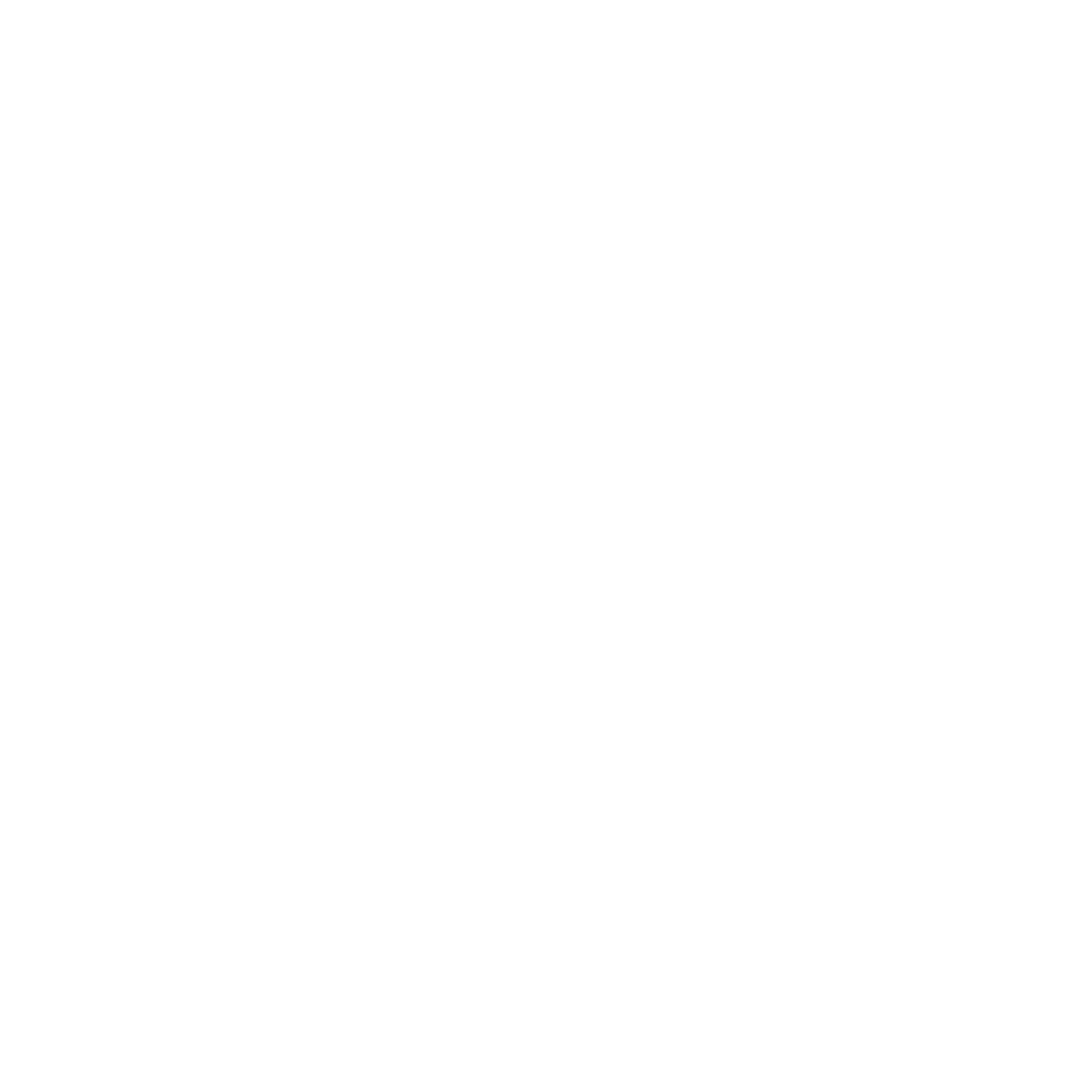 Daikon Radish Logo #ffffff